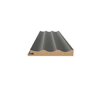 Zaślepka panelu AGT LB-2050 -B 726 Ciemno Szary Jedwab 2800х133х18mm (opak. 4szt)