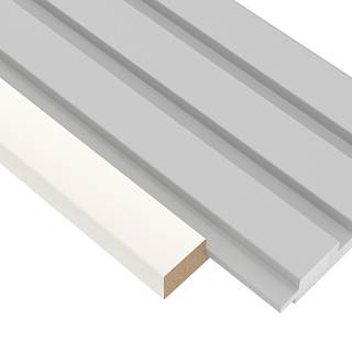 Zaślepka panelu AGT LB-3771-А 3082 Biały PE 2800х35х18mm