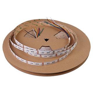 Taśma LED 2835 SMD,  120 diod/m,  24 W,  12 V,  IP20,  RGB+CCT (3000–6500 K)