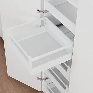 TANDEMBOX antaro zestaw szuf. wewnętrznej wysokiej,  reling,  D (K) L=350 biały BLUM