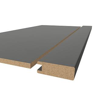 Profil ramy MDF AGT MP-1004 728 Szary Jedwab Soft Touch 2800х50х18mm (opak. 10szt)