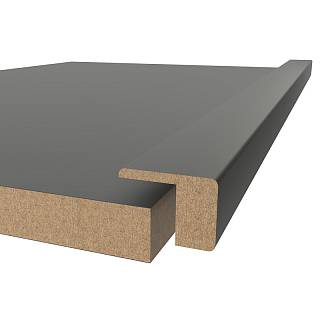 Profil ramy MDF AGT MP-1041 726 Ciemno-Szary Jedwab 2800х30х18mm (opak. 16szt)