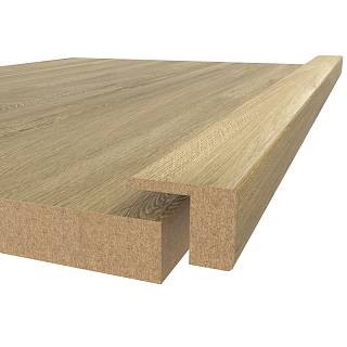 Profil ramy MDF AGT MP-1041 397 Dąb Prawdziwy Matowy 2800х30х18mm (opak. 16szt)
