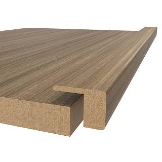 Profil ramy MDF AGT MP-1041 3041 Dąb Peruwiański Matowy 2800х30х22mm (opak. 16szt)