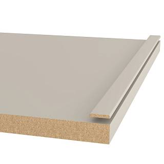 Profil dekoracyjny MDF AGT MP-1115 729 Jasno-Szary Jedwab 2800х18х3mm (opak.88 szt)