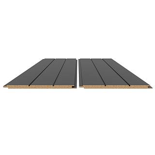 Profil dekoracyjny MDF AGT MP-7057 3023 Ciemno-Szary Supramat 2800х168х8mm (opak.6 szt)