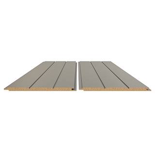 Profil dekoracyjny MDF AGT MP-7057 728 Szary Jedwab Soft Touch 2800х168х8mm (opak.6 szt)