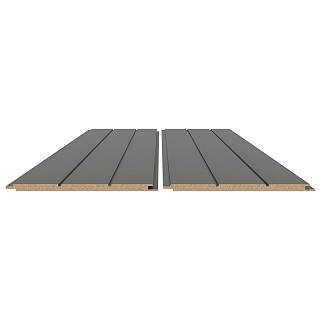 Profil dekoracyjny MDF AGT MP-7057 726 Ciemno-Szary Jedwab 2800х168х8mm (opak.6 szt)
