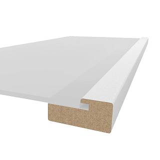 Profil dekoracyjny MDF AGT MP-1052 3082 Biały PE 2800x47x22mm (opak. 10szt)