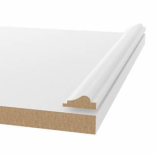 Profil dekoracyjny MDF AGT MP-1100 3082 Biały PE 2800x30x12mm (opak. 20szt)