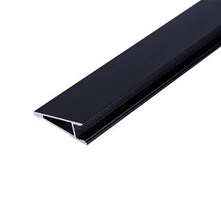 Profil do taśmy LED,  narożny SLIM,  L = 3 m,  aluminium,  czarny