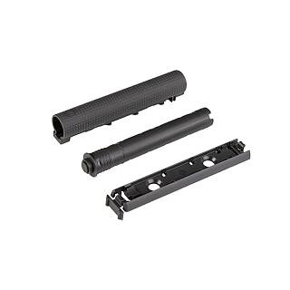 Mechanizm P2O K Push TECH 37 mm,  nakładany,  bufor,  designerska zaślepka,  tkanina,  antracyt,  IF