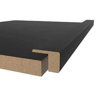 Profil dekoracyjny MDF AGT MP-1041 3088 Bute Ciemnoszary 2800х30х22 mm