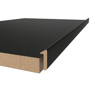 Profil dekoracyjny MDF AGT MP- 4895 3088 Bute Ciemnoszary 2800х24х8 mm