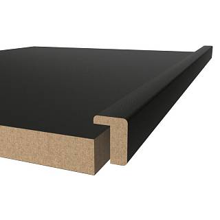 Profil dekoracyjny MDF AGT MP- 1047 3088 Bute Ciemnoszary 2800х24х16 mm