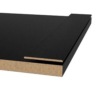 Profil dekoracyjny MDF AGT MP-1117 3089 Bute Czarny 2800х60х3 mm