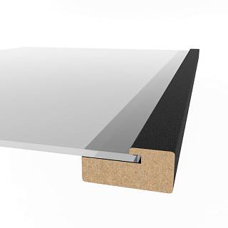 Profil dekoracyjny MDF AGT MP-1052 3088 Bute Ciemnoszary 2800х47х22 mm