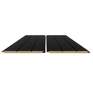 Profil dekoracyjny MDF AGT MP-7057 3089 Bute Czarny 2800х168х8 mm