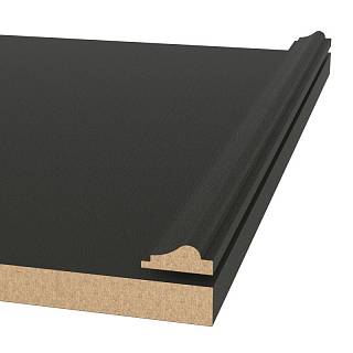 Profil dekoracyjny MDF AGT MP-1100 3088 Bute Ciemnoszary  2800х30х12 mm