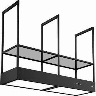 Okap wyspowy Mythos Evolution FMY EVOLUTION F160 KL Czarny Mat Franke 325.0726.999