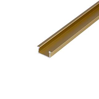 Profil do taśmy LED,  WPUSZCZANY,  L=3m,  aluminium,  anodowane złoty