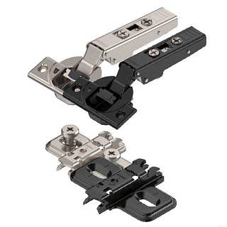 Zawiasy CLIP top BLUMOTION 110° i prowadniki nikl zestaw 250 szt+Onyx czarny 10 szt+spodnie SNICKERS