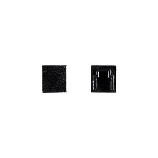 End Cap for COMPACT Surface-mounted Profile,  Plastic,  Black
