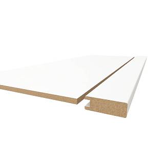 Profil dekoracyjny MDF AGT MP-1004 734 Biały Jedwab 2800x50x18mm (opak. 10szt)