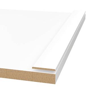 Profil dekoracyjny MDF AGT MP-1116 734 Biały Jedwab 2800x40x3mm (opak. 40szt)