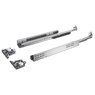Komplet prowadnic Quadro V6 5D L=450 Silent System,  pełen wysuw,  M (30kg) Hettich