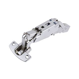 Zawias Clip-on,  165°,  Sensys 8657i,  nakładany,  transformer,  z domykiem,  niklowy (9099540) Hettich