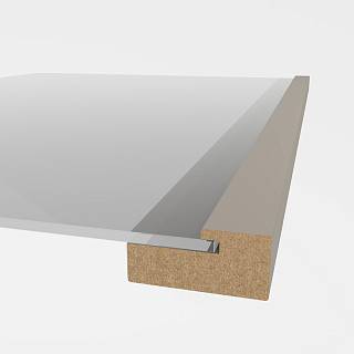 Profil ramy MDF AGT MP-1052 3020 Safari Szary Supramat 2800х24х16mm (opak.10 stz)