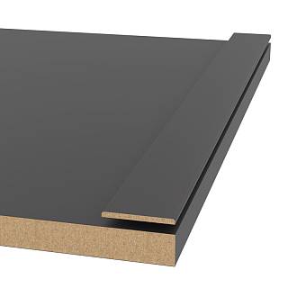 Profil ramy MDF AGT MP-1116 3023 Ciemno-Szary Supramat  2800x40x3mm (opak.40 stz)