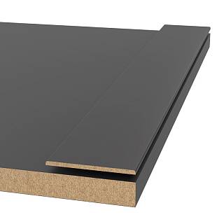 Profil ramy MDF AGT MP-1117 3023 Ciemno-Szary Supramat  2800x60x3mm (opak.27 stz)