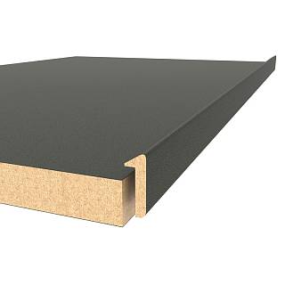 Profil ramy MDF AGT MP-4895 3023 Ciemno-Szary Supramat 2800x24x8mm (opak.36 stz)