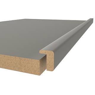Profil ramy MDF AGT MP-1047 728 Szary Jedwab Soft Touch 2800х24х16mm (opak.10 stz)