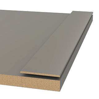 Profil ramy MDF AGT MP-1117 728 Szary Jedwab Soft Touch  2800x60x3mm (opak.27 stz)