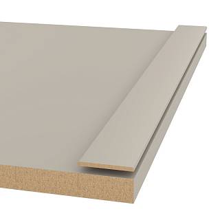 Profil ramy MDF AGT MP-1116 729 Jasno-Szary Jedwab 2800x40x3mm (opak.40 stz)
