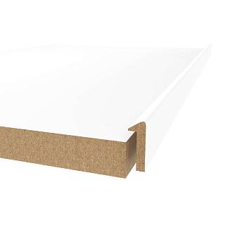 Profil dekoracyjny MDF AGT MP-4895 734 Biały Jedwab 2800x24x8mm (opak. 36szt)