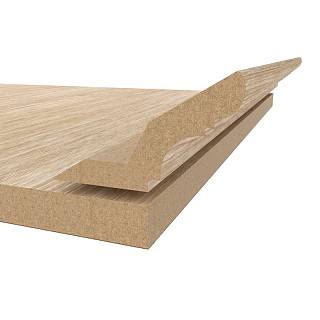 Gzyms MDF AGT MP-1210 3039 Dąb Delficki Matowy  2800х84х22mm (opak.6 szt)