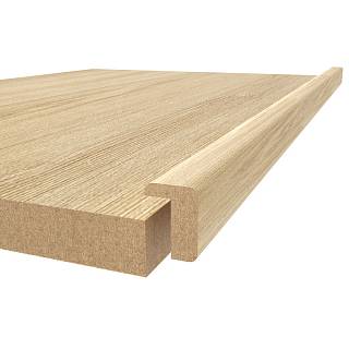 Profil ramy MDF AGT MP-1047 3076 Dąb klasyczny matowy 2800x24x16mm (opak. 10szt)