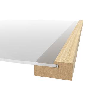 Profil ramy MDF AGT MP-1052 3076 Dąb klasyczny matowy 2800x47x22mm (opak. 10szt)