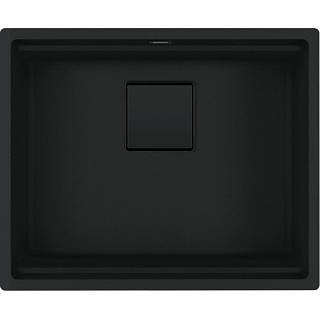 Zlewozmywak podblatowy Kanon Pro KNG PRO 110-52,  czarny matowy / czarna armatura Franke 125.0749.662