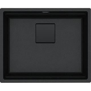 Zlewozmywak podblatowy Kanon Pro KNG PRO 110-52 onyks / czarny,  armatura Franke 125.0749.664