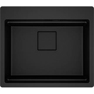 Zlewozmywak wbudowywany Fragranite Kanon Pro KNG PRO 610-53 Czarny mat / Czarny odpływ  Franke 114.0749.632
