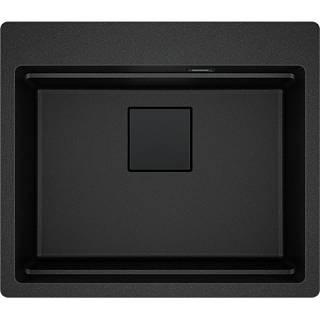 Zlewozmywak wbudowywany Fragranite Kanon Pro KNG PRO 610-53 Onyx / Czarny odpływ Franke 114.0749.634