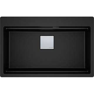 Zlewozmywak wbudowywany Fragranite Kanon Pro KNG PRO 610-73 Czarny Mat Franke 114.0749.641