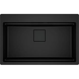 Zlewozmywak wbudowywany Fragranite Kanon Pro KNG PRO 610-73 Czarny mat / Czarny odpływ Franke 114.0749.642