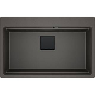 Zlewozmywak wbudowywany Fragranite Kanon Pro KNG PRO 610-73 Łupkowy Szary / Czarny odpływ Franke 114.0749.643