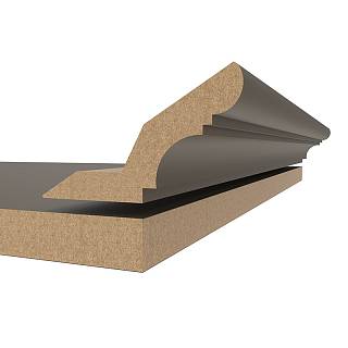 Gzyms MDF AGT MP-1210 740 Szary beż 2800х84х22mm (opak.6 szt)